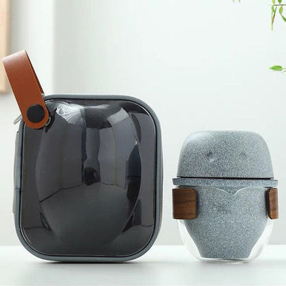 Penguin Ceramic Kungfu Tea Teapot & Teacup Set