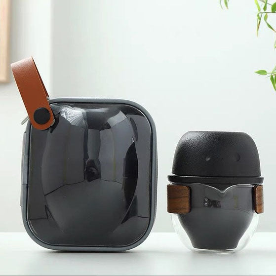 Penguin Ceramic Kungfu Tea Teapot & Teacup Set