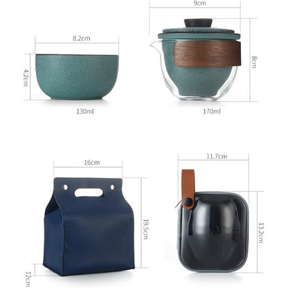 Penguin Ceramic Kungfu Tea Teapot & Teacup Set