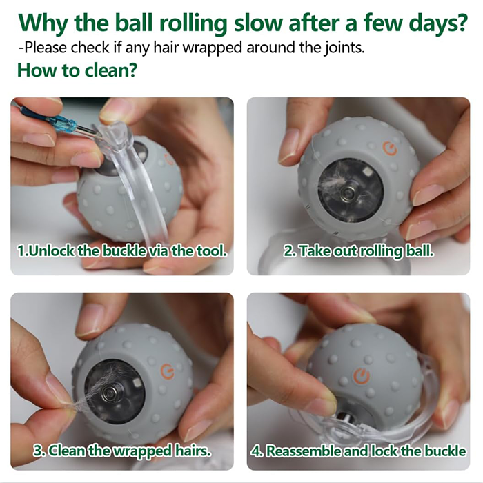 Cat toys - plush balls that run on their own