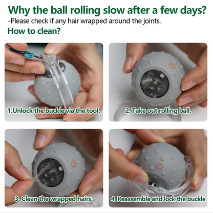 Cat toys - plush balls that run on their own